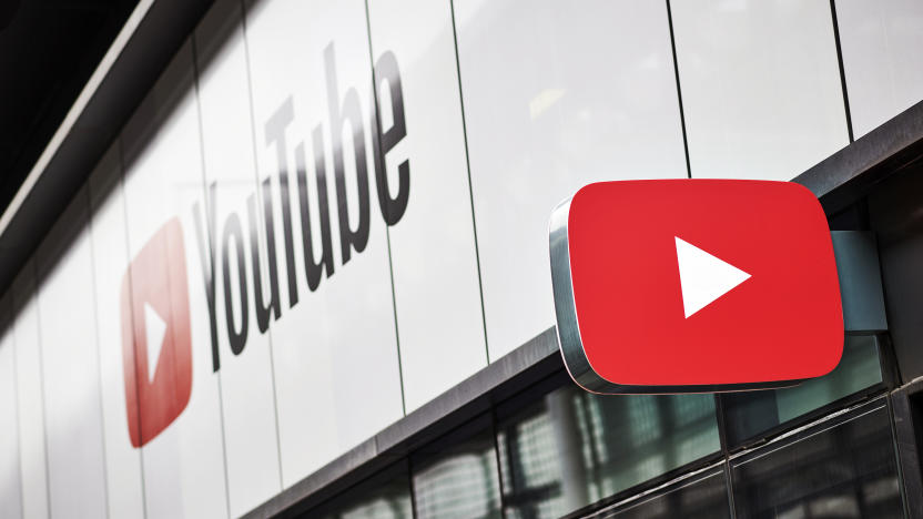 LONDON, UNITED KINGDOM - JUNE 4: Detail of the YouTube logo outside the YouTube Space studios in London, taken on June 4, 2019. (Photo by Olly Curtis/Future via Getty Images)