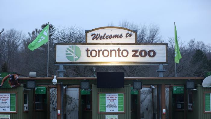 TORONTO, ON- JANUARY 12  -    The Toronto Zoo, shut down because of the rise in COVID-19 cases holds a vaccine clinic at the Special Events Centre on the property  at  in Toronto. January 12, 2022. Appointments are available as well as walk-ins        (Steve Russell/Toronto Star via Getty Images)