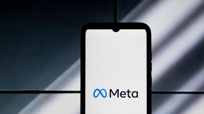 The Meta logo is displayed on a smartphone screen in Athens, Greece, on January 19, 2024. (Photo by Nikolas Kokovlis/NurPhoto via Getty Images)