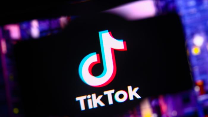 TikTok logo is screened on a mobile phone for illustration photo. Krakow, Poland on October 17th, 2024. (Photo by Beata Zawrzel/NurPhoto via Getty Images)