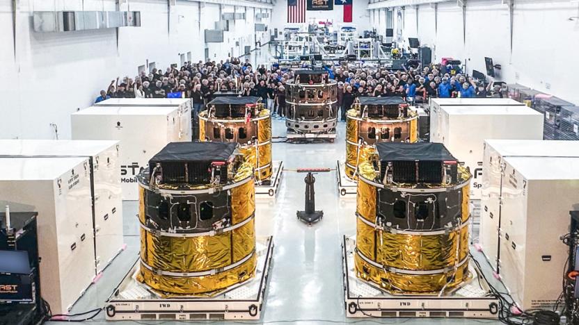 AST SpaceMobile satellites